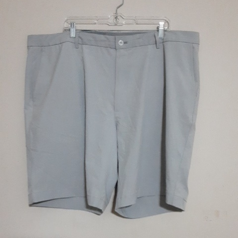 Greg Norman Men Gray Shorts Performance Golf Hiking Camp Training Casual Resort